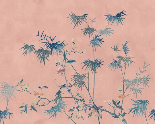 Sandberg Papier peint panoramique Bamboo Grove - Pink