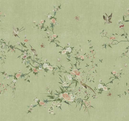 Sandberg Mural Bloom - Green