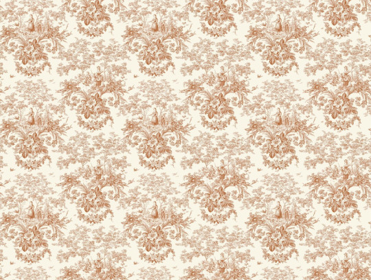 Quenin Wallpaper Beaux Jours - Terracotta