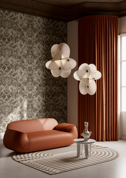 Moooi for Arte Papier peint Coccinella Bella Jacquard