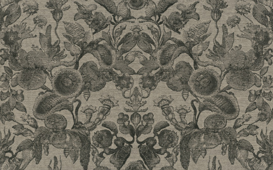 Moooi for Arte Wallpaper Coccinella Bella Jacquard - Black/ Ivory