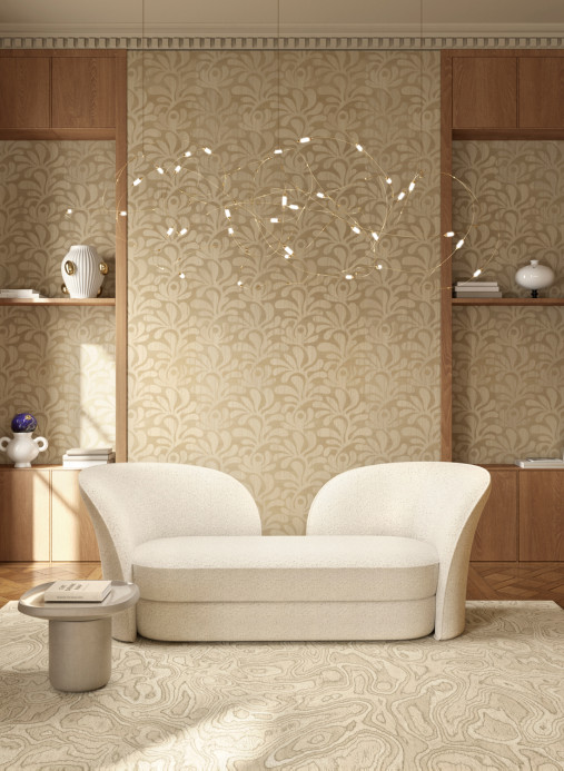 Moooi for Arte Tapete Woodblock Beetle Fern