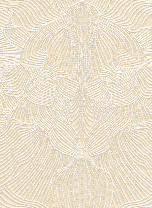 Moooi for Arte Carta da parati Techno Bee Embroidered - Ivory