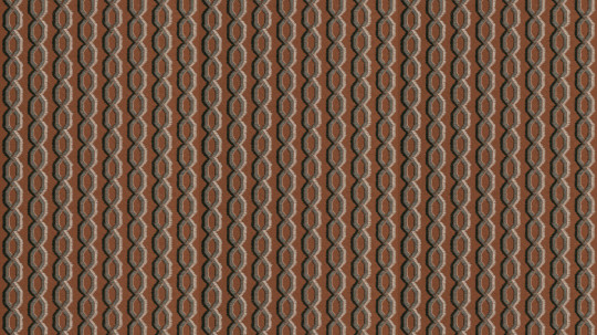 Wallpaper Franges - Chestnut