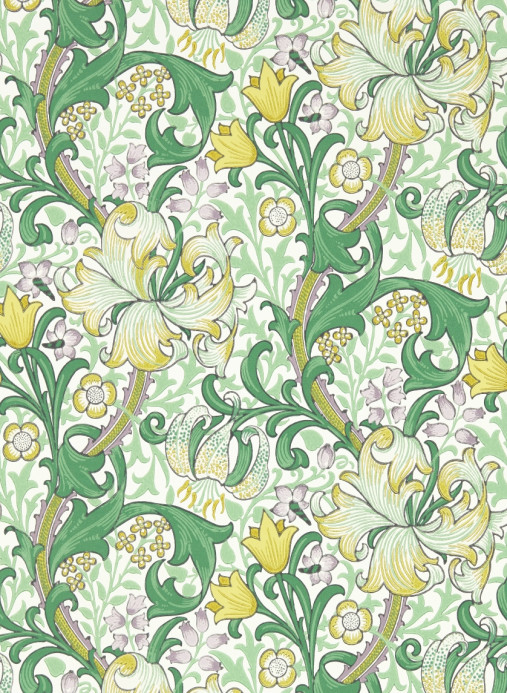 Morris & Co Tapete Golden Lily - Secret Garden