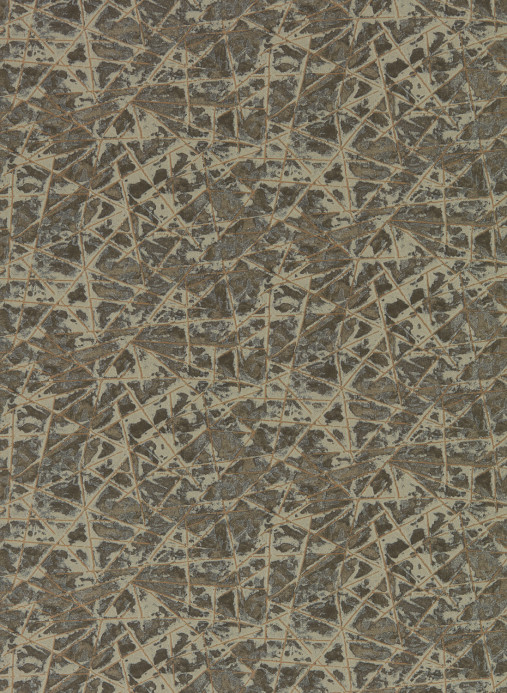 Harlequin Wallpaper Shatter - Gold/ Zinc