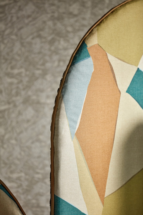 Harlequin Wallpaper Shatter - Ivory/ Pebble