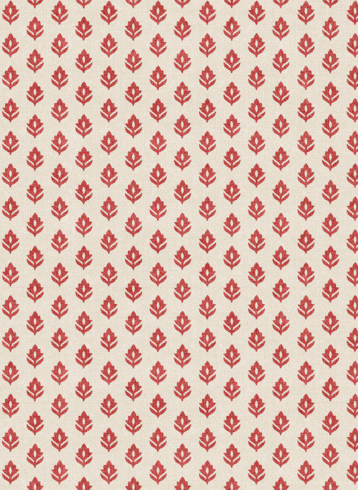 Coordonne Papier peint Clover - Red