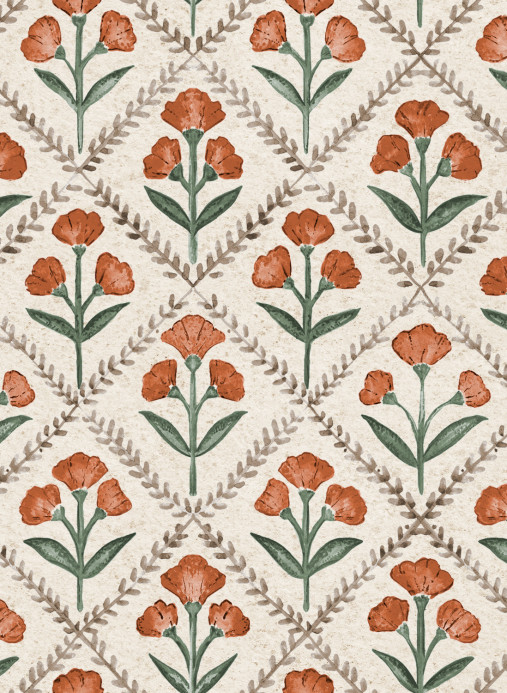 Coordonne Wallpaper Poppy - Clay