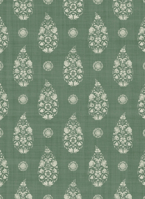 Coordonne Papier peint Paisley - Emerald