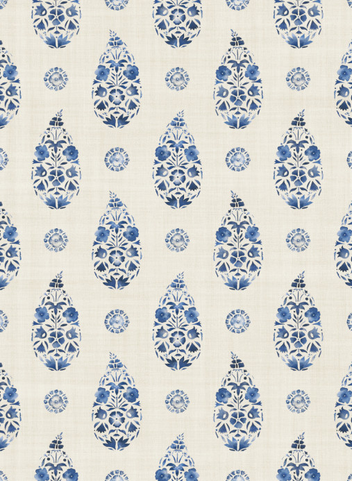 Coordonne Papier peint Paisley - Blue