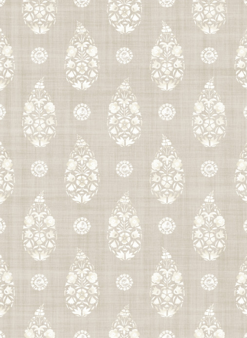 Coordonne Papier peint Paisley - Taupe