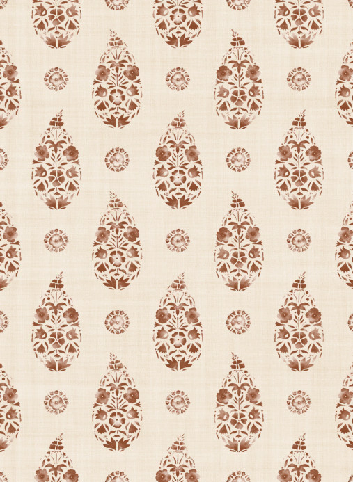 Coordonne Wallpaper Paisley - Clay