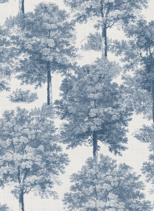 Coordonne Wallpaper Chestnut Tree - Blue