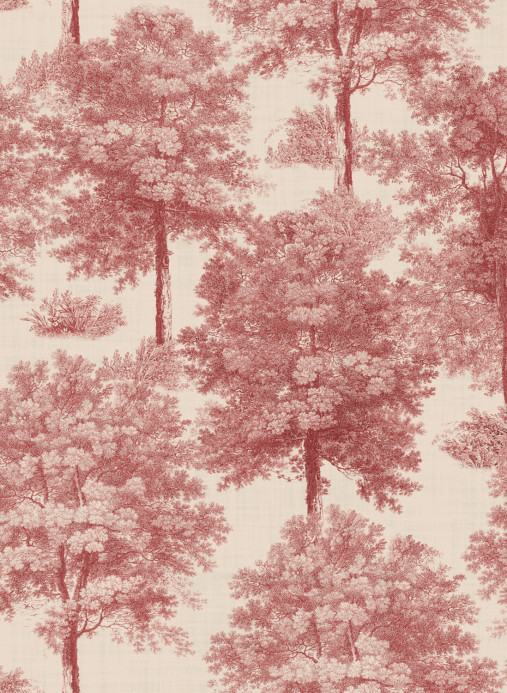 Coordonne Wallpaper Chestnut Tree - Red