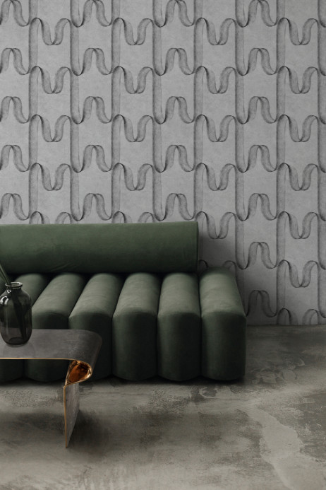 Coordonne Wallpaper Graphite - Coal