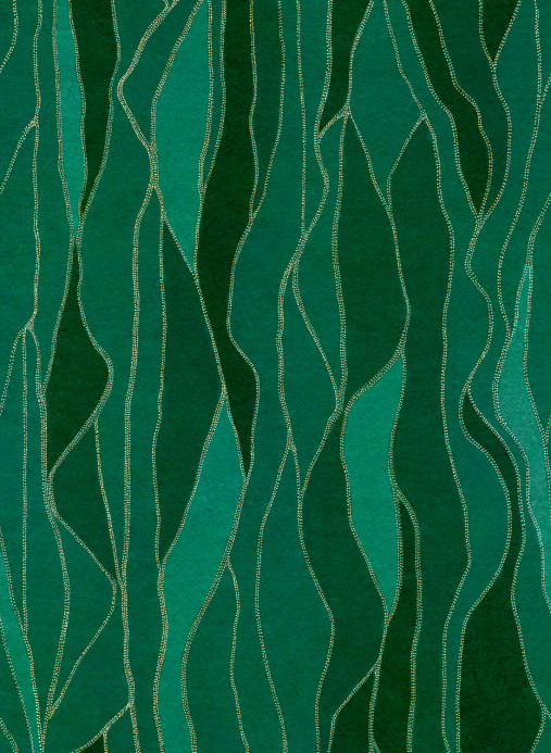 Coordonne Papier peint Collage - Emerald