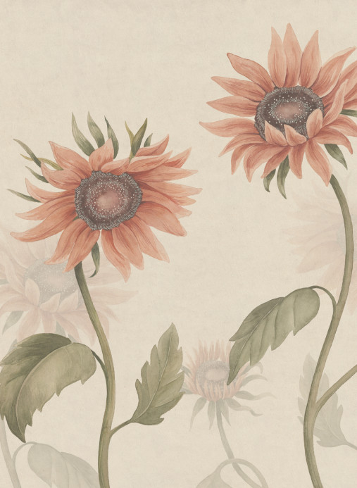 Sandberg Wandbild Sunflowers - Peach