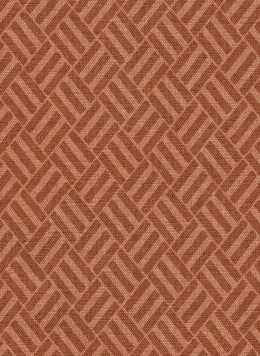 Coordonne Tapete Crosshatch - Redwood