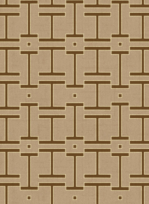 Coordonne Wallpaper Grid - Sand