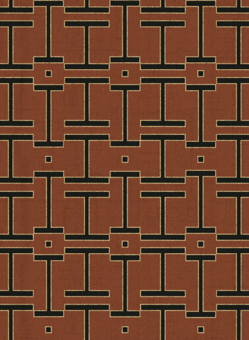 Coordonne Wallpaper Grid - Clay