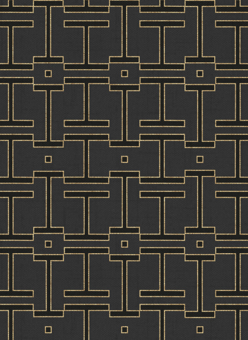 Coordonne Wallpaper Grid - Slate