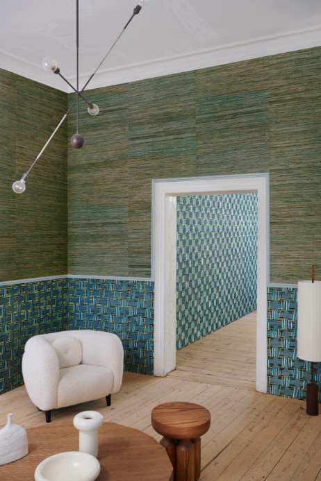 Arte International Wallpaper Sambe - Natural Emerald