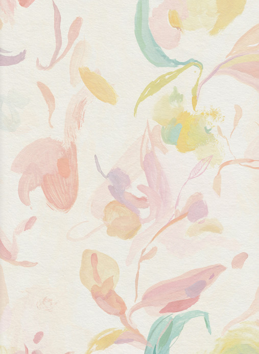 Sian Zeng Carta da parati Abstract Blooms - Peach