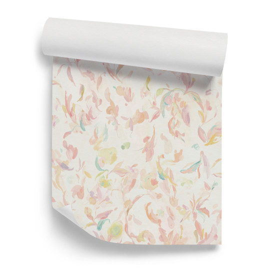 Sian Zeng Carta da parati Abstract Blooms - Peach