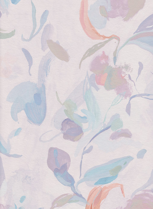 Sian Zeng Papier peint Abstract Blooms - Violet