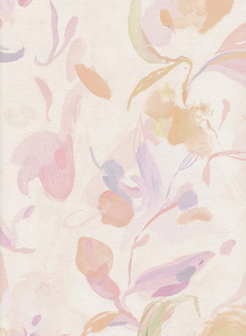 Sian Zeng Papier peint Abstract Blooms - Pink