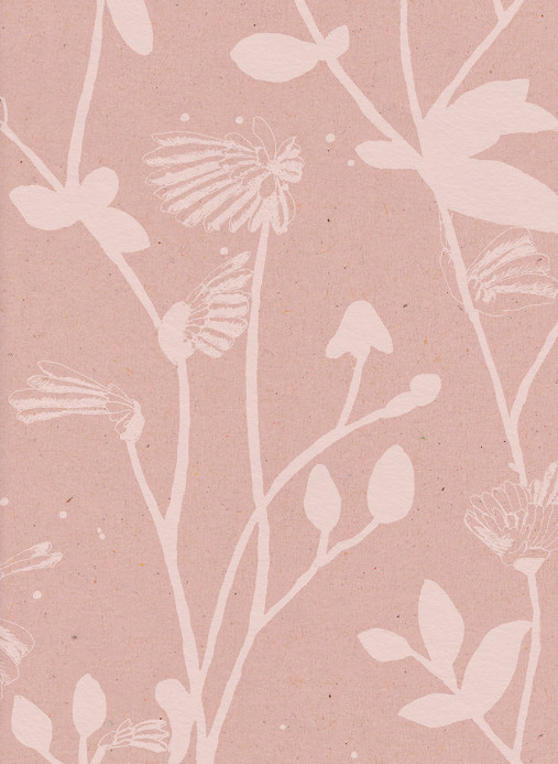 Sian Zeng Tapete Feather Plant - Blush