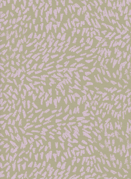 Sian Zeng Wallpaper Grass - Pink/ Green