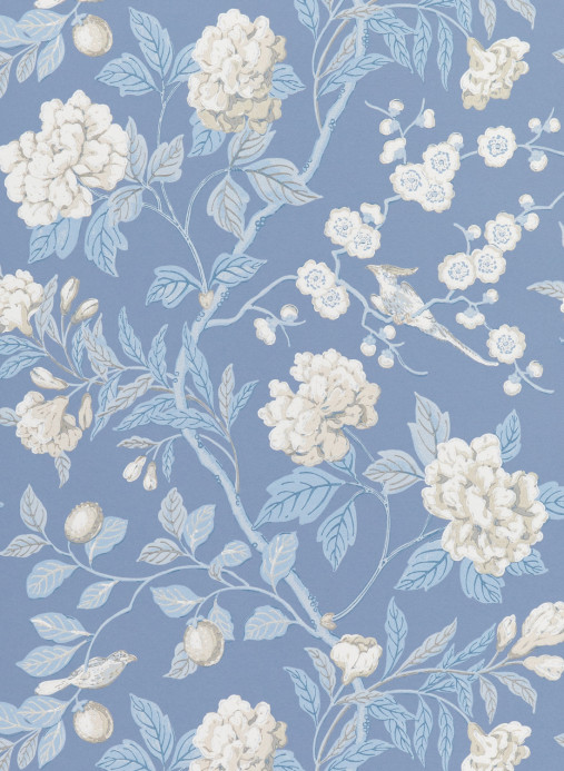 GP & J Baker Wallpaper Emperor's Garden - Blue