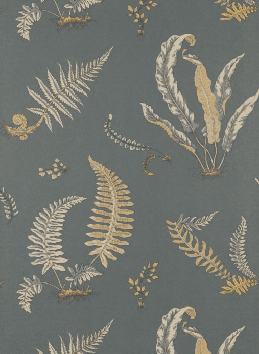 GP & J Baker Wallpaper Ferns - Charcoal/ Bronze