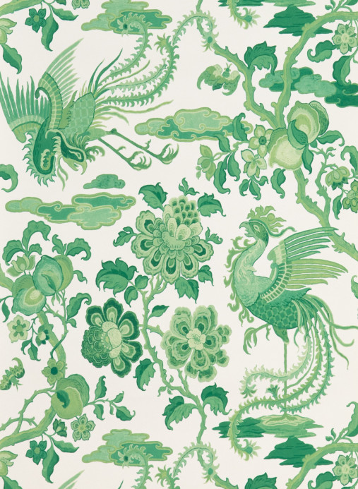 GP & J Baker Papier peint Chifu - Emerald