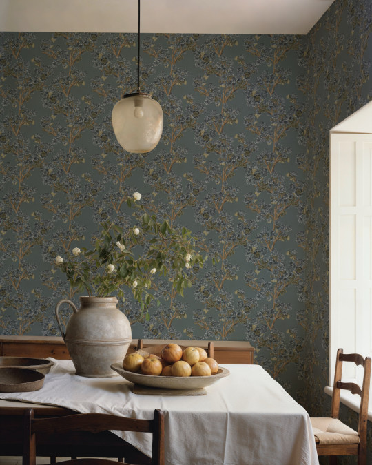 Coordonne Wallpaper Field Maple - Sapphire