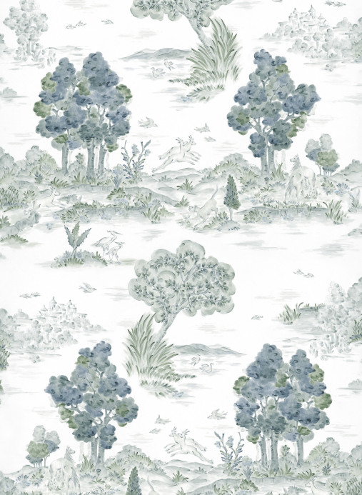 Coordonne Wallpaper Royal Oak - Aqua