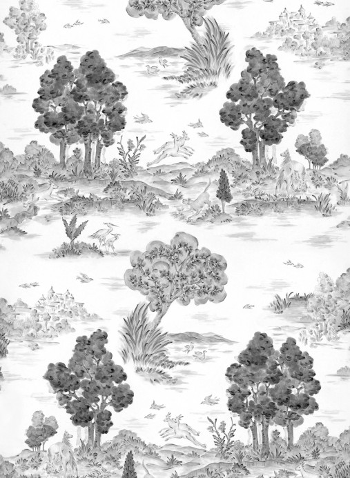 Coordonne Wallpaper Royal Oak - Black