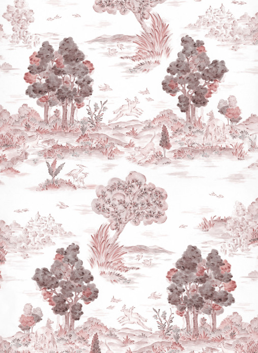 Coordonne Wallpaper Royal Oak - Vermillion