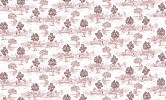 Coordonne Wallpaper Royal Oak - Vermillion