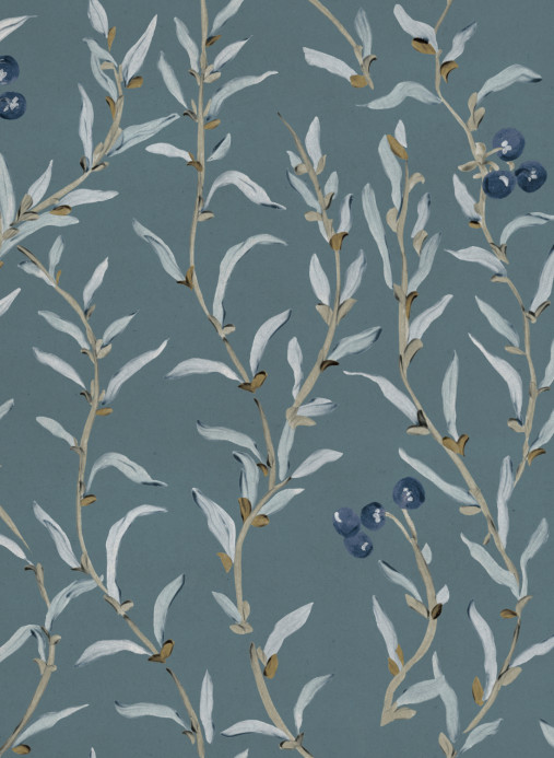 Coordonne Wallpaper Wild Blackthorn - Sapphire