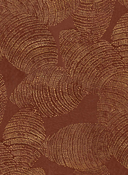 Coordonne Wallpaper Rif Relief - Burgundy