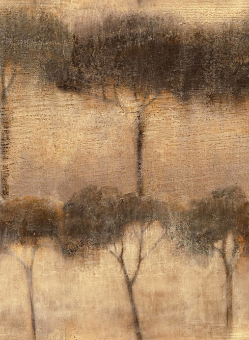 Coordonne Tapete Ourika Trees - Sienna