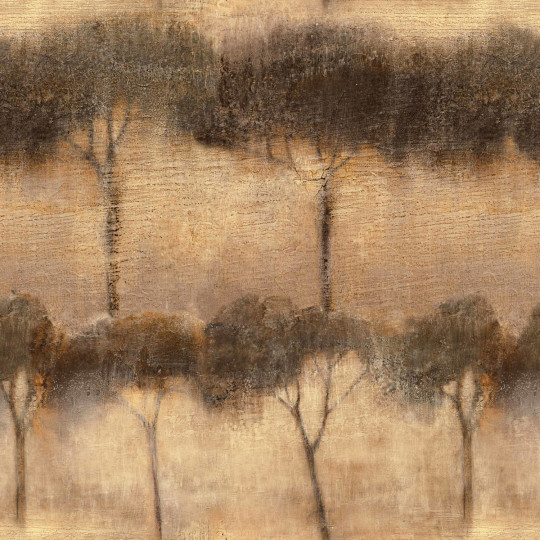 Coordonne Tapete Ourika Trees - Sienna