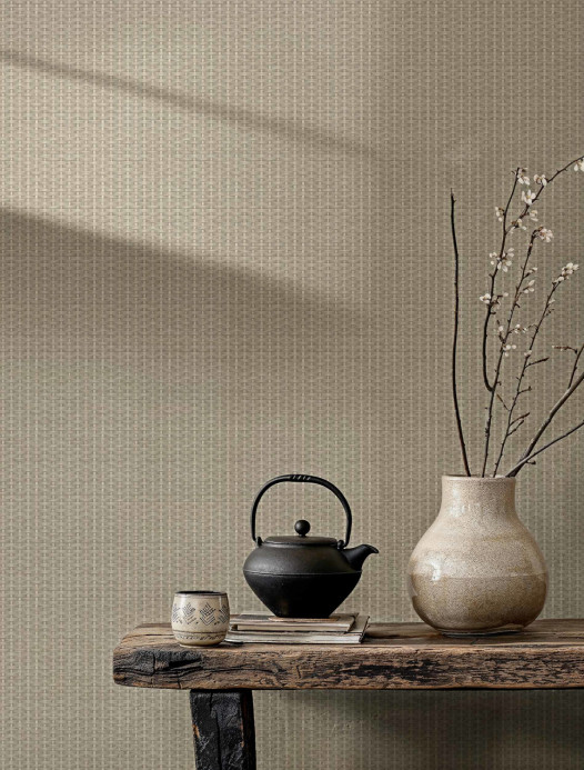 Coordonne Wallpaper Kuba Raffia - Cotton