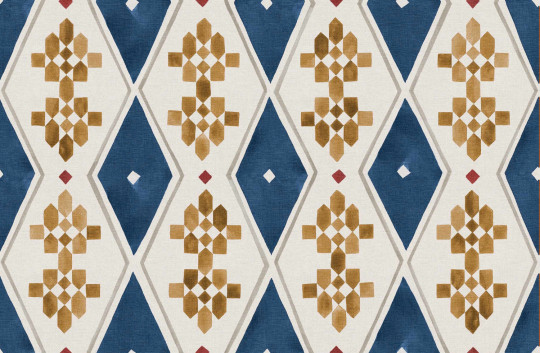 Coordonne Wallpaper Beldi Rugs - Ultramarine