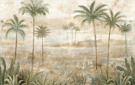 Coordonne Mural Draa Palms - Leaves