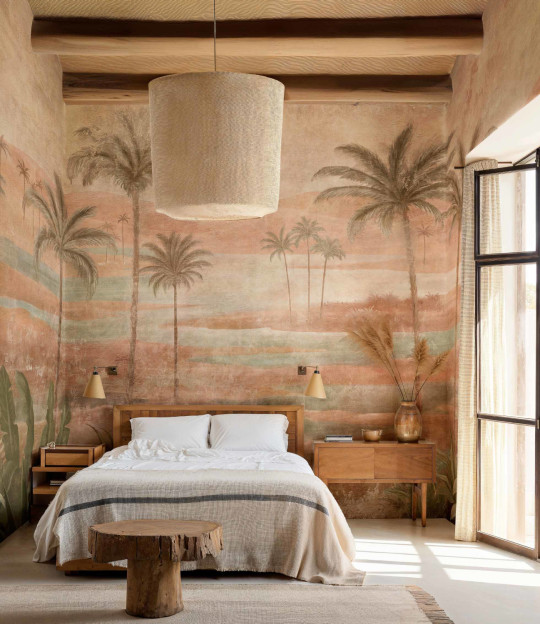 Coordonne Mural Draa Palms Bamboo