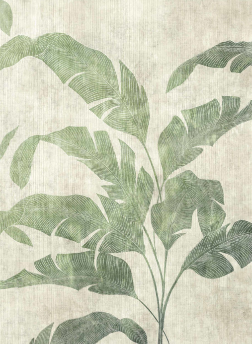 Coordonne Mural Leaves Shadow Bamboo - Leaves